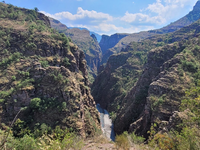 Gorges de Daluis gorge in the Alpes-Maritimes, France