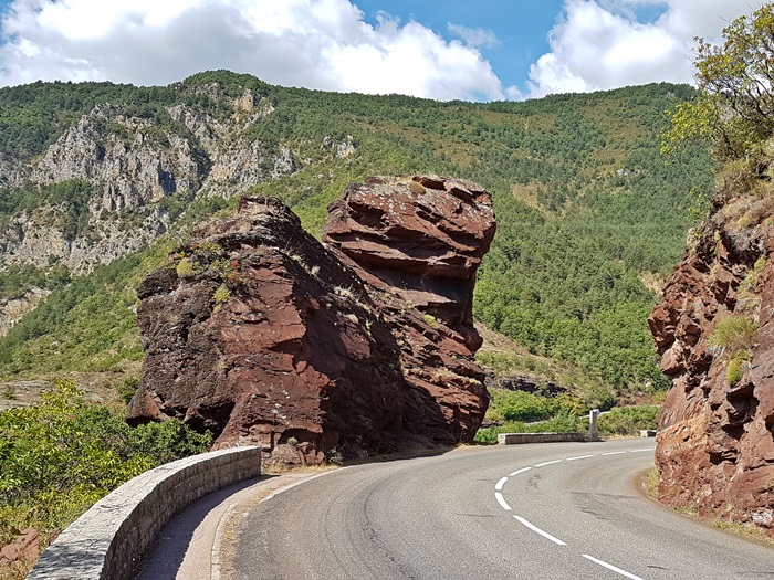 Tête de Femme Gorges de Daluis Schlucht