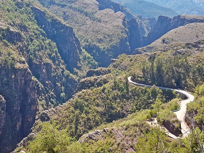 Gorges de Daluis Schlucht in den Alpes-Maritimes, Frankreich